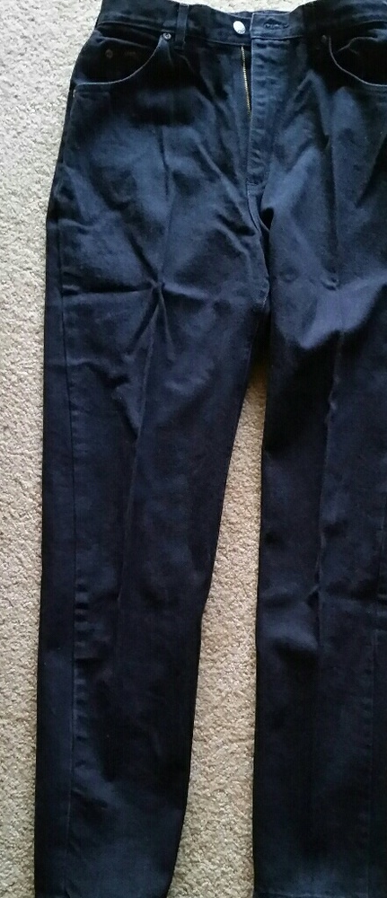 LEE RIDERS BLACK JEANS - Picture 3 of 4